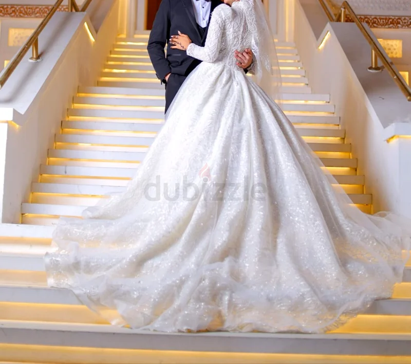 Wedding dress long sleeve small size63239079890433110