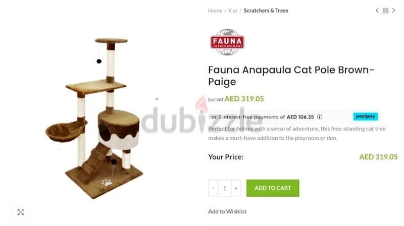 Fauna cat tree house63264589933315113