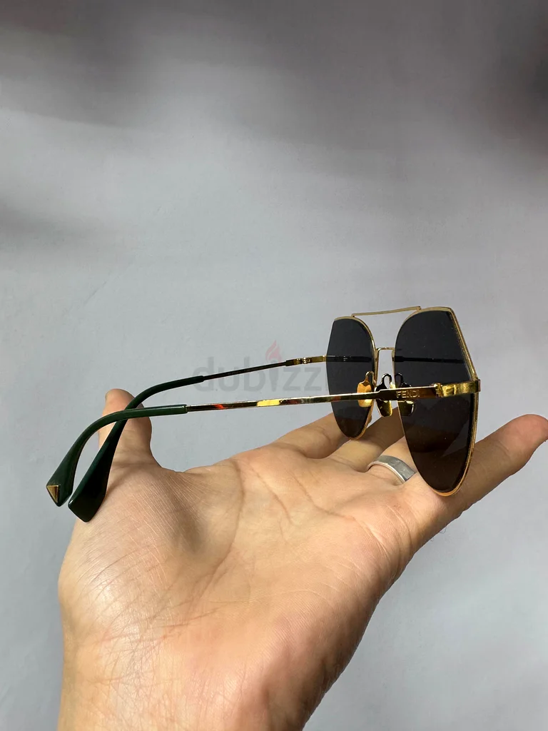 Slightly used orginal Fendi Gold Tone/Gold sunglasses63239076185729112