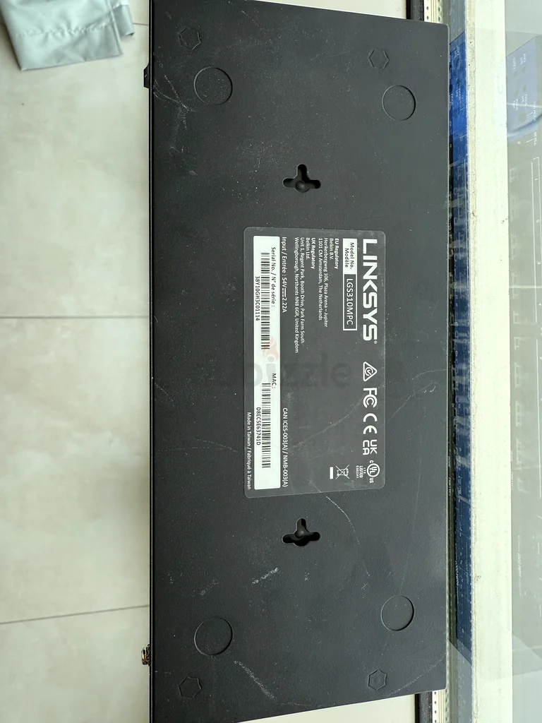 محول Linksys ذو 8 منافذ جيجابت مع PoE+63256604958465111