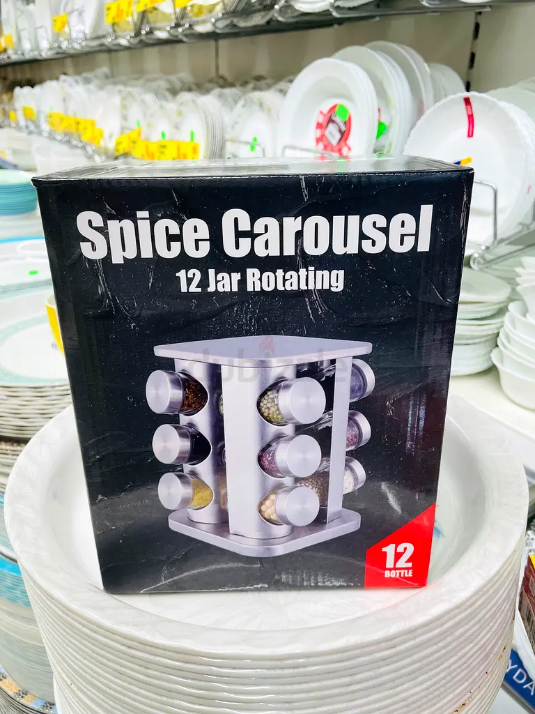 Spice Corousel 12 Jar Rotating used for kitchen63211419572354117