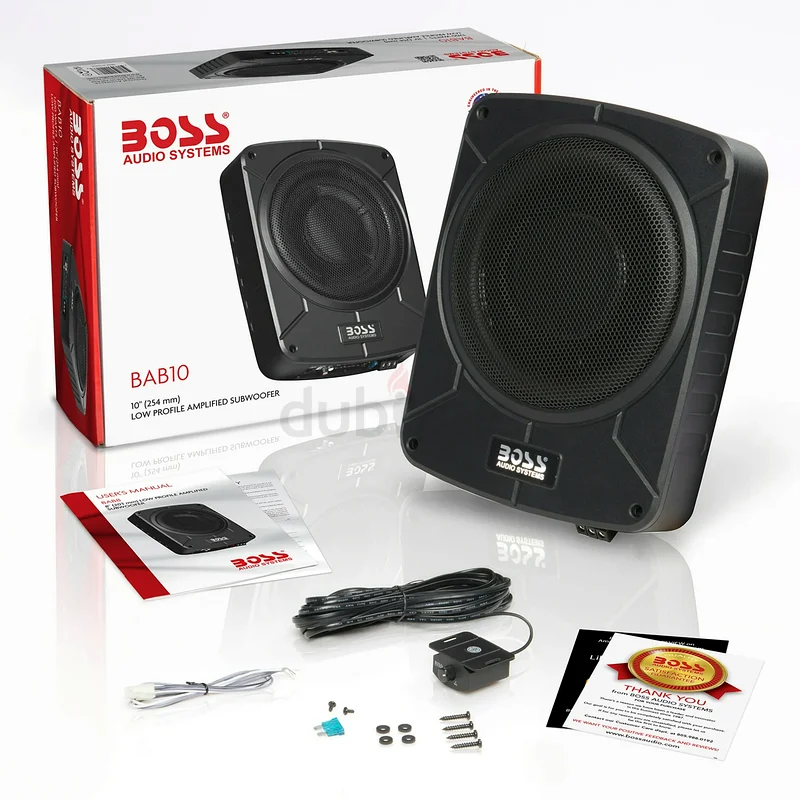 Boss Audio BSSBAB10 Systems BAB10 Amplified Car Subwoofer 1200W Max Power63260743754753114