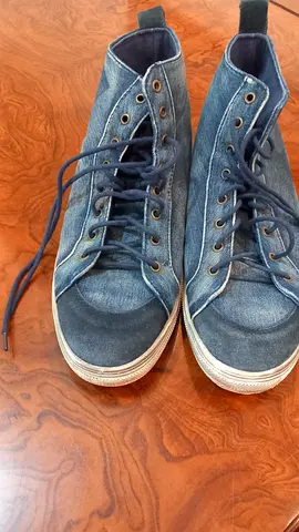 Stylish Denim High-Top Sneakers - Perfect for Your Casual Outfits!