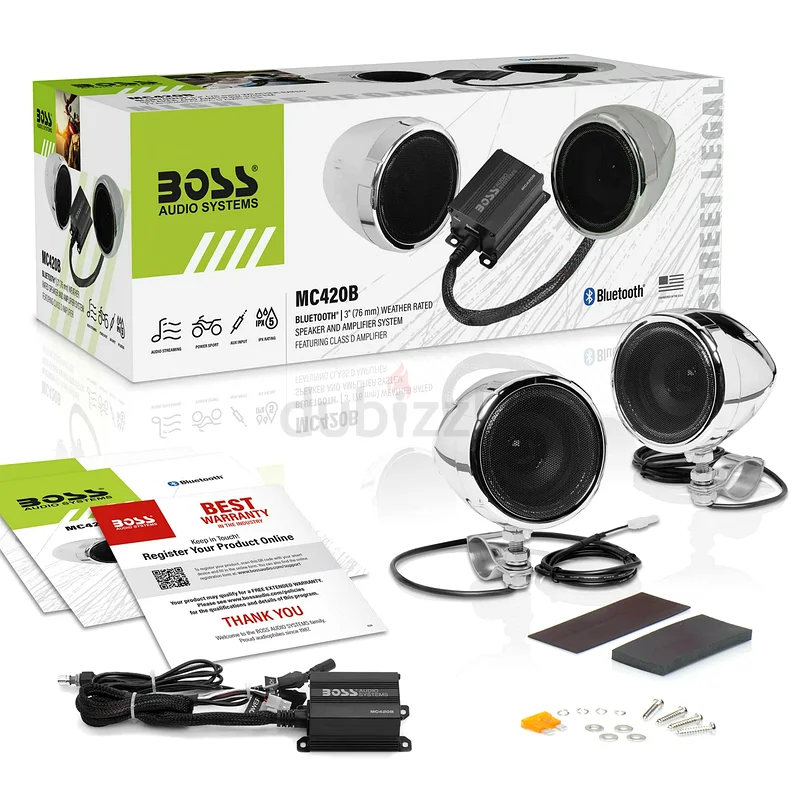 BOSS Audio Systems MC420B Bluetooth Speakers - Ultimate Outdoor Sound!632624129379861110