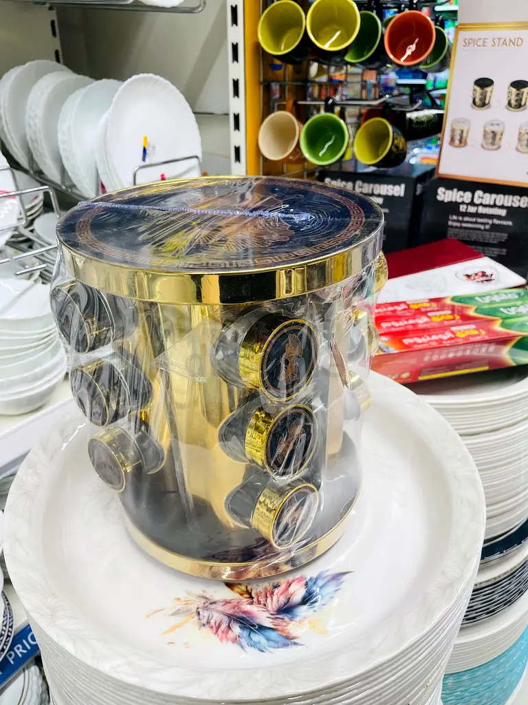 Spice Corousel 12 Jar Rotating used for kitchen63211419572354113