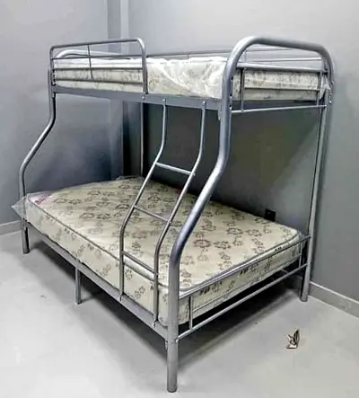 Sturdy Bunk Bed with Comfortable Mattresses!