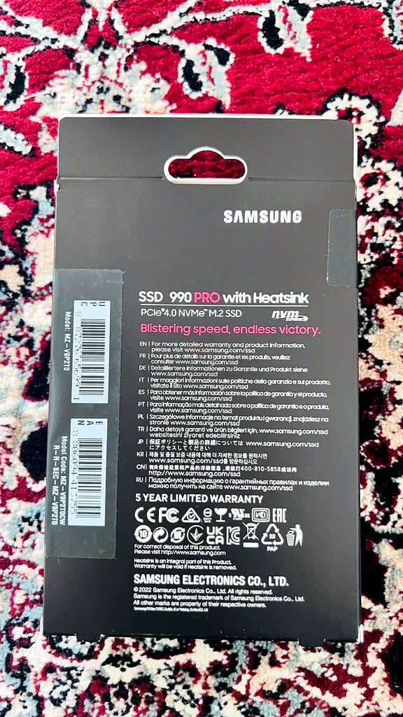 Samsung 990 pro SSD - 2TB - Brand New63257116270595111