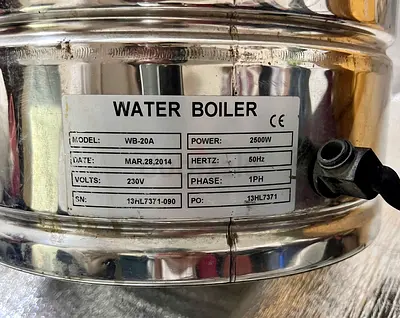 Efficient 20-Liter Water Boiler - Perfect for Your Home!
