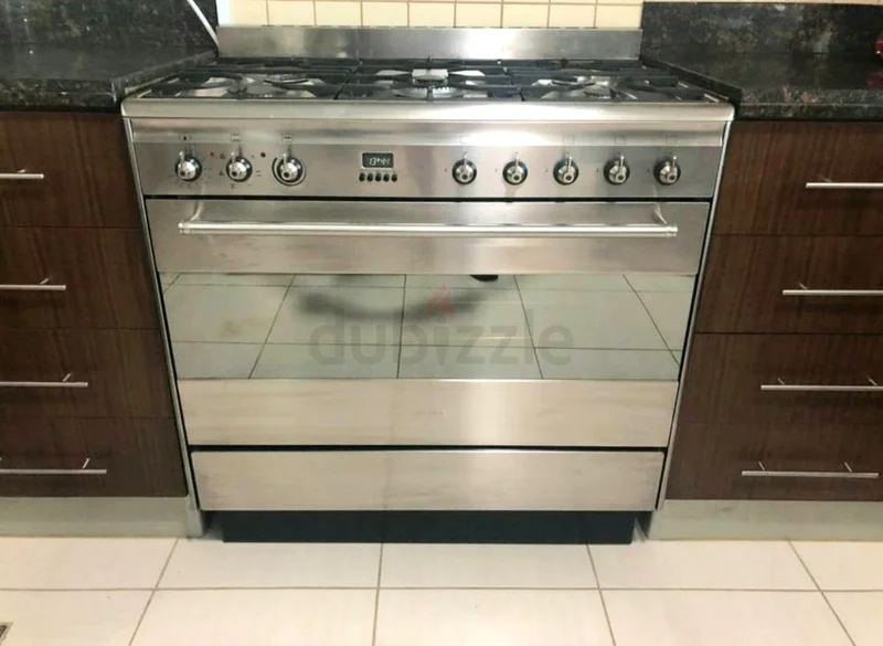 Smeg 5 burner gas with electric oven cooking range size 90-60cm63199140241666111