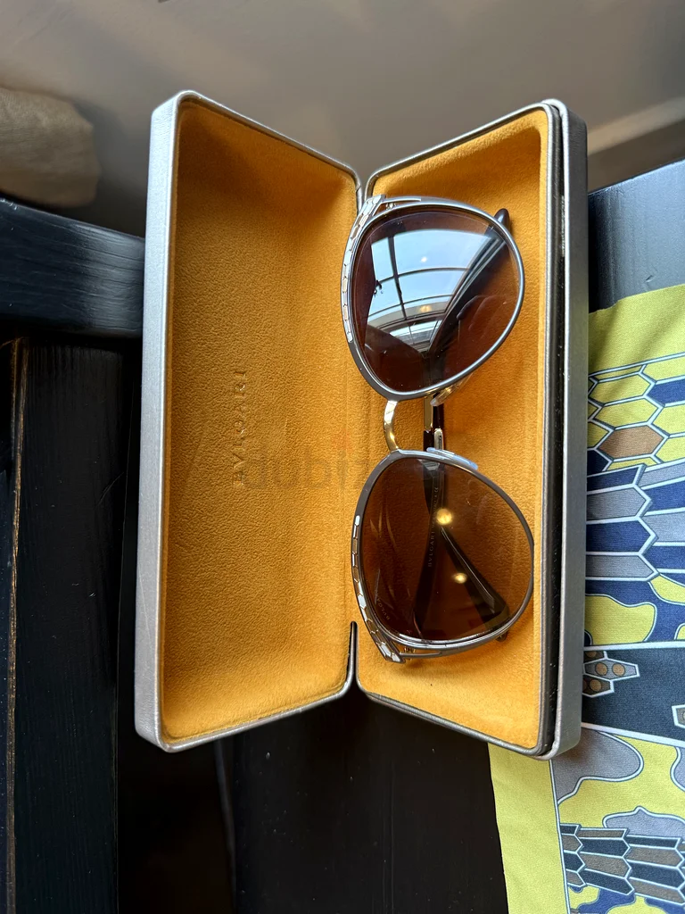 Luxury BVLGARI Sunglasses with Case and scarf63239076179330111
