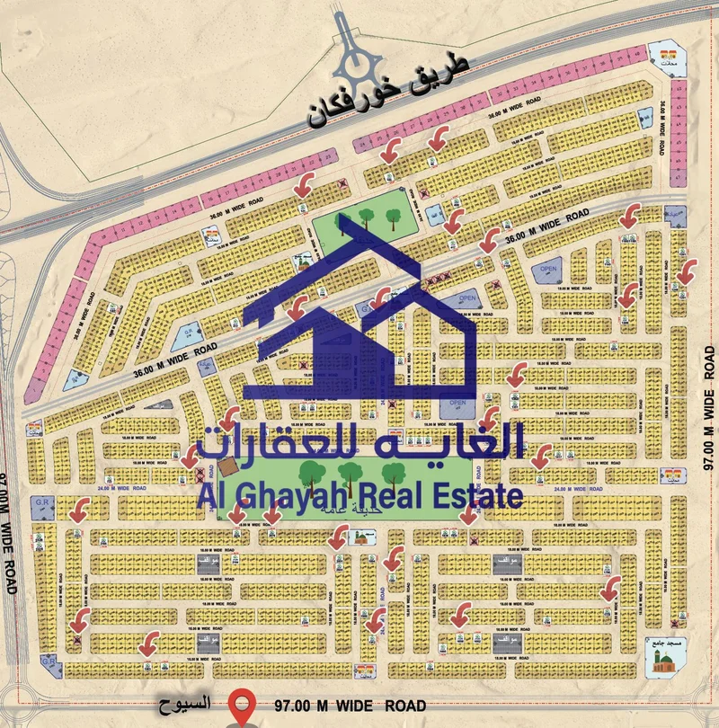 أراضٍ سكنية للبيع في منطقة المطارق62863770366978118