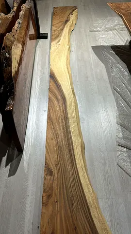 solid wood slab 220x30 cm