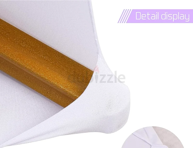 70 White stretch chair covers with 60 chair bows decorations63221860482946114