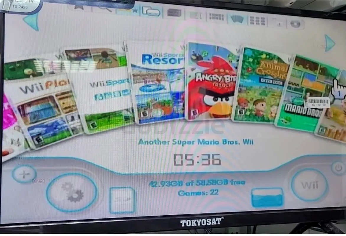 Nintendo wii with games