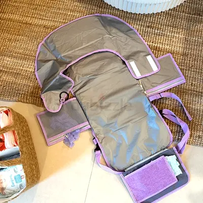 Diaper Bag that Transforms into a Changing Station!
