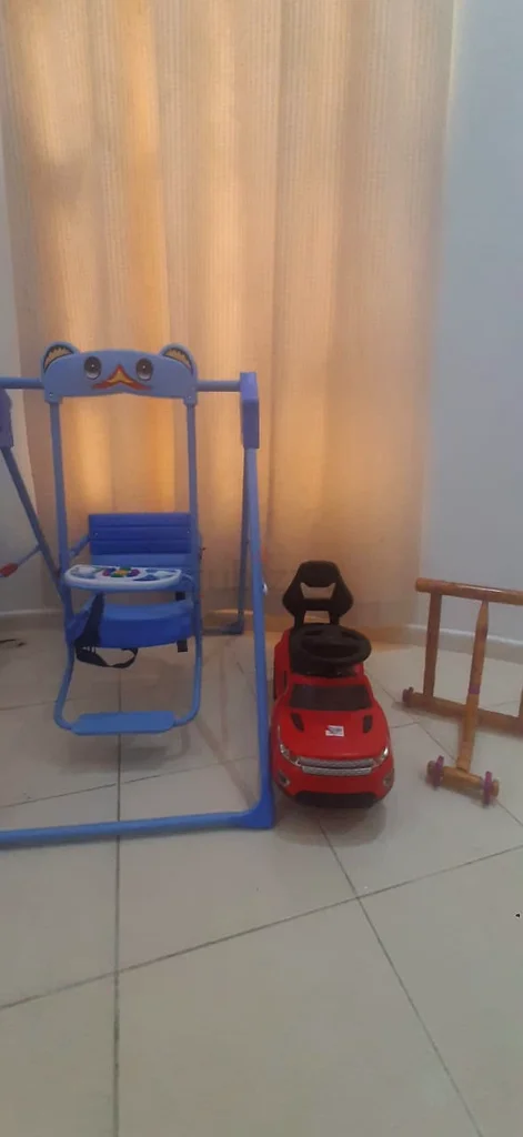 Cute Blue Baby Swing with Music, Baby Car  Baby Walker63204251415297111