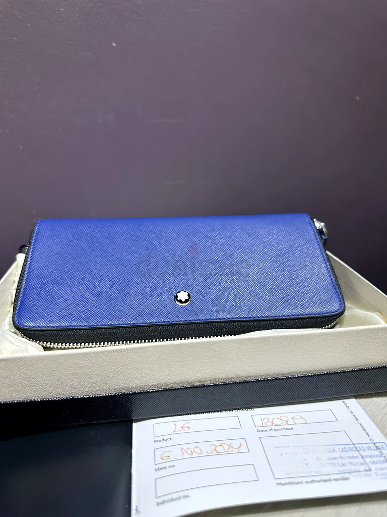 Stylish Blue Montblanc Wallet for Sale63239619256195110