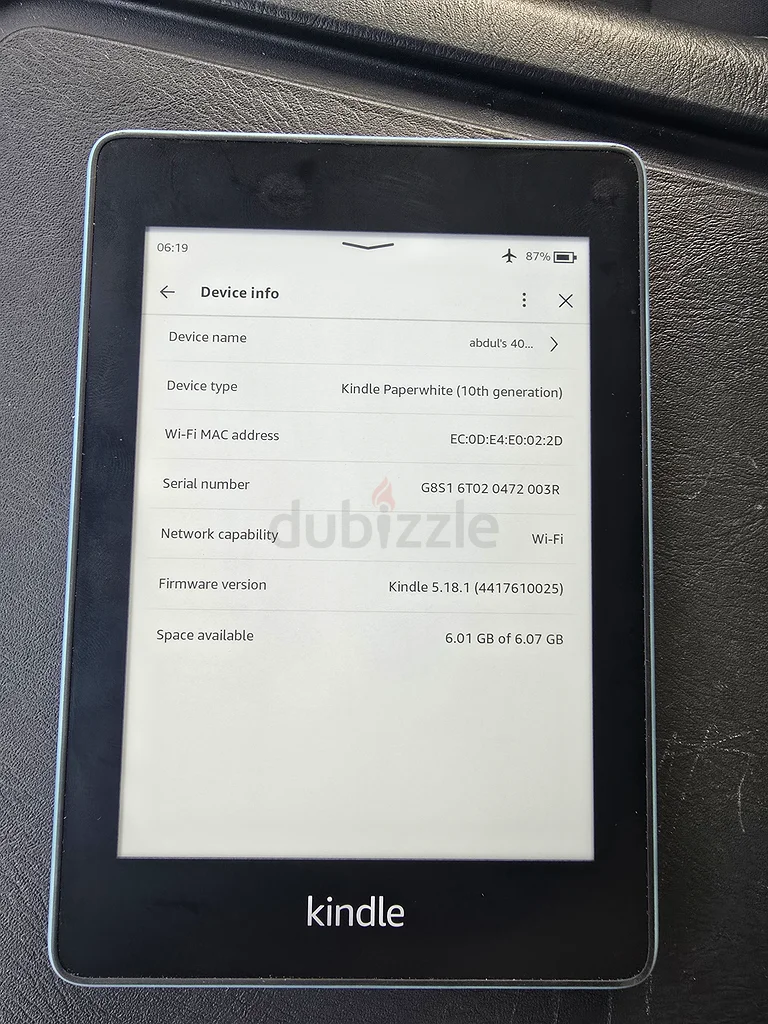 أمازون كيندل الجيل العاشر بسعة 6 جيجابايت63262939250690111