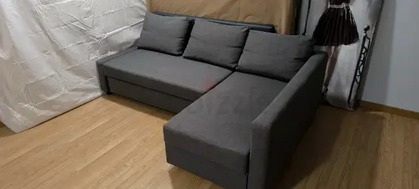 IKEA FRIHETEN L-SHAPED SOFA BED