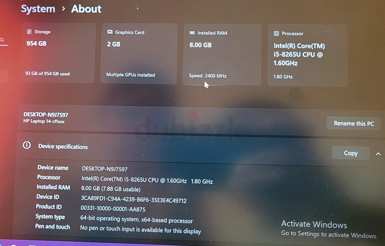 HP Laptop63254489931394112