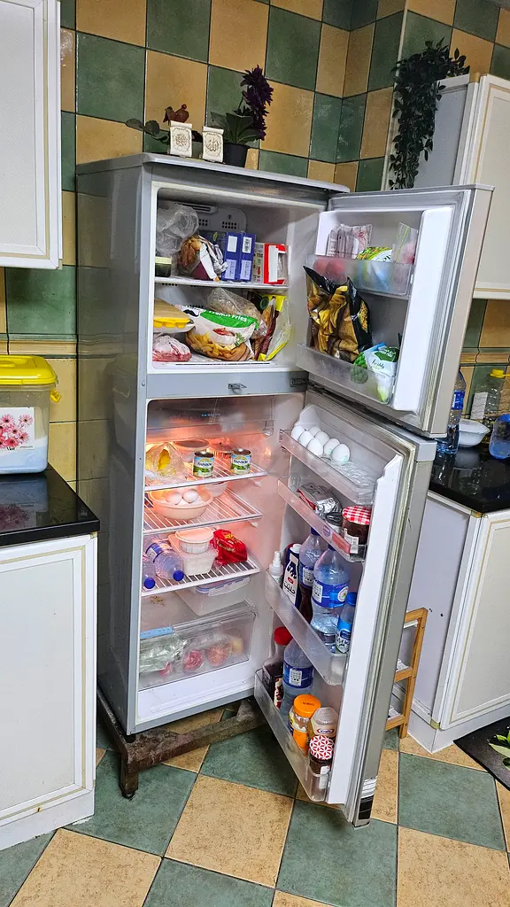 Spacious Silver Refrigerator - Perfect for Your Kitchen!