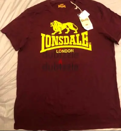 Lonsdale  Mens   T Shirt- Maroon- size L -NEW