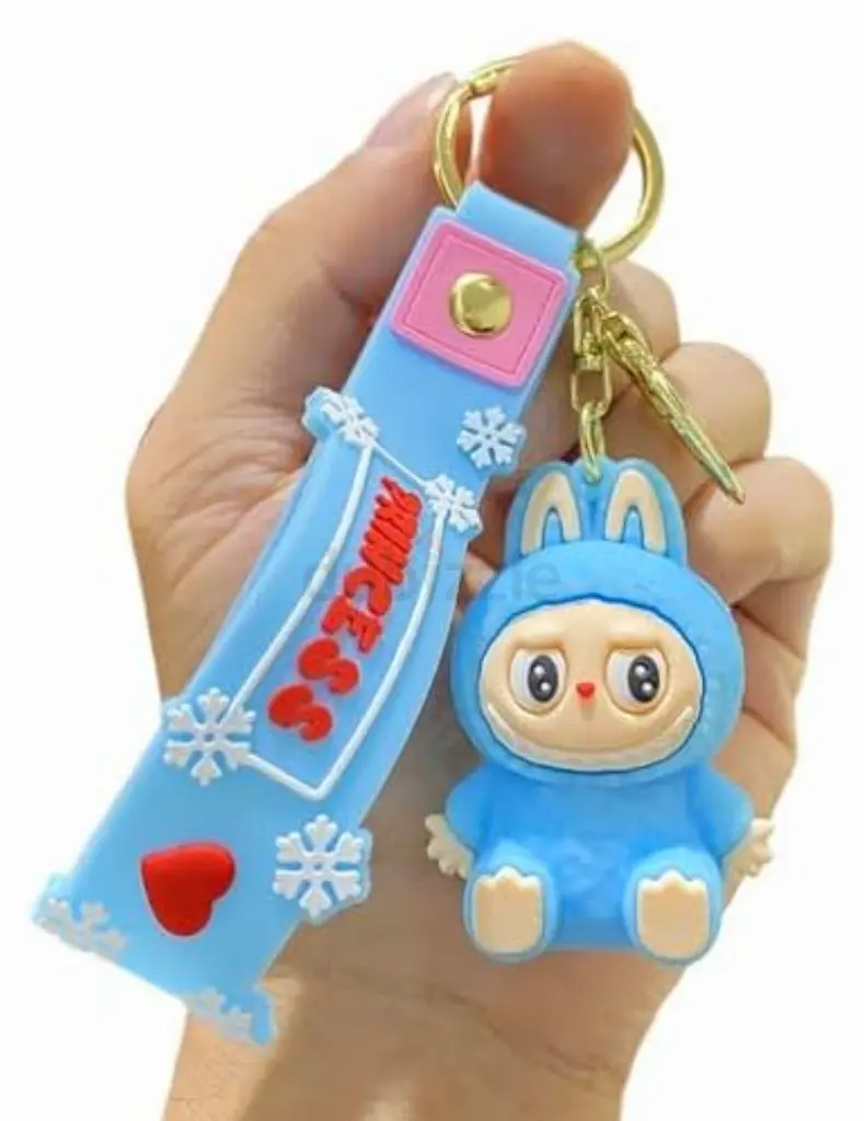 Cute Blue Bunny Keychain - Perfect for Collectors!