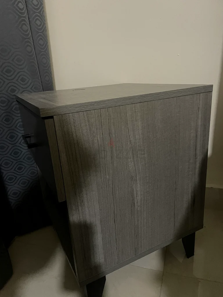 Modern Gray Nightstand with Storage63218315755778111
