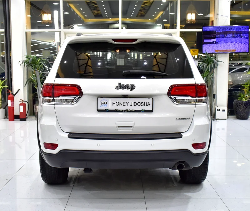 AED 1,282 EMI at 0% DP | Jeep Grand Cherokee Laredo (2020 Model) in White Color, GCC Specifications63225310692739114