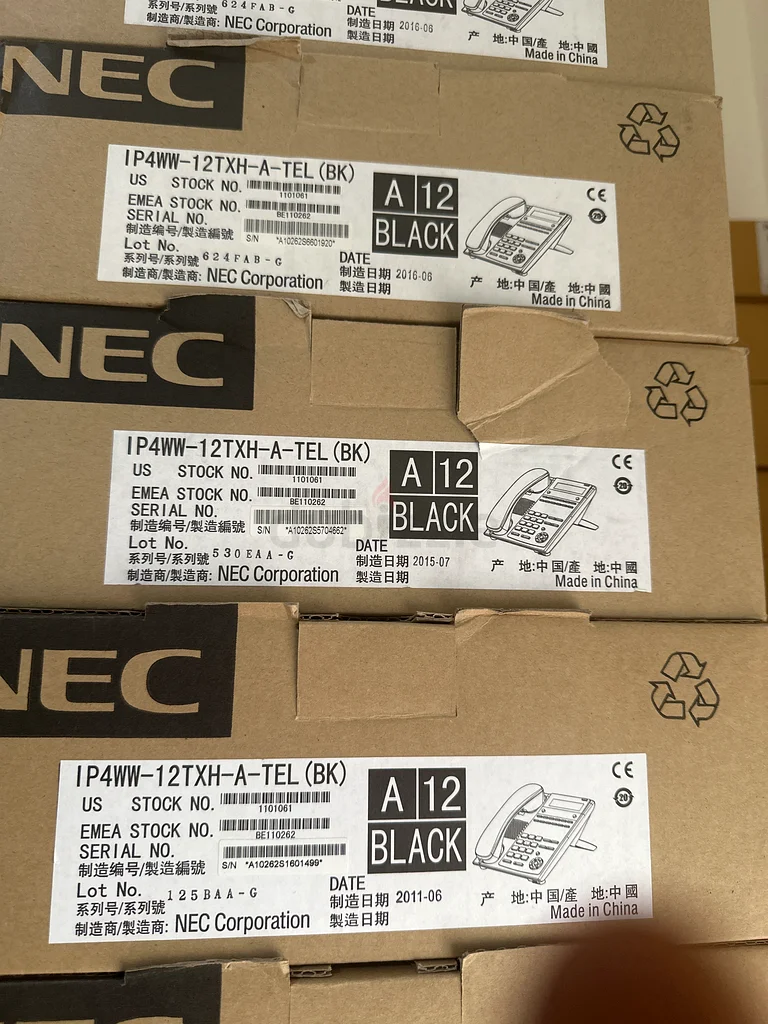 NEC IP4WW-12TXH-A-TEL (أسود)63255524782978111