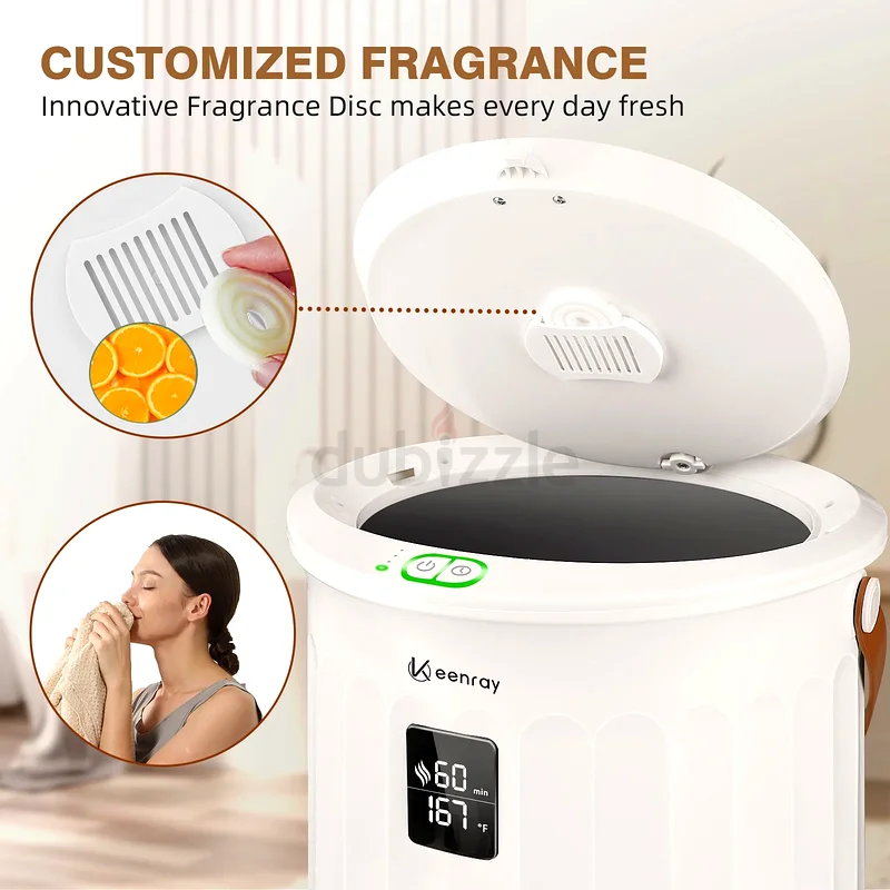 Keenray Towel Warmer Bucket, Luxury Hot Towel Warmer with LED Display for Bathroom, Adjustable Timer63215864604803114