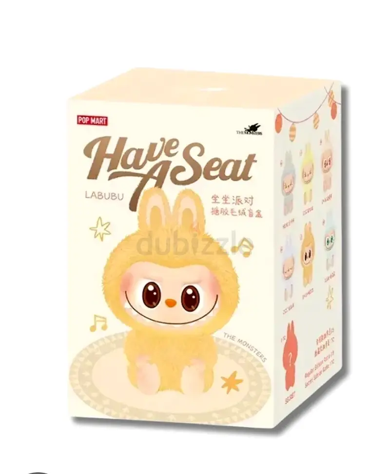 Adorable Labubu Plush Toy from Pop Mart!