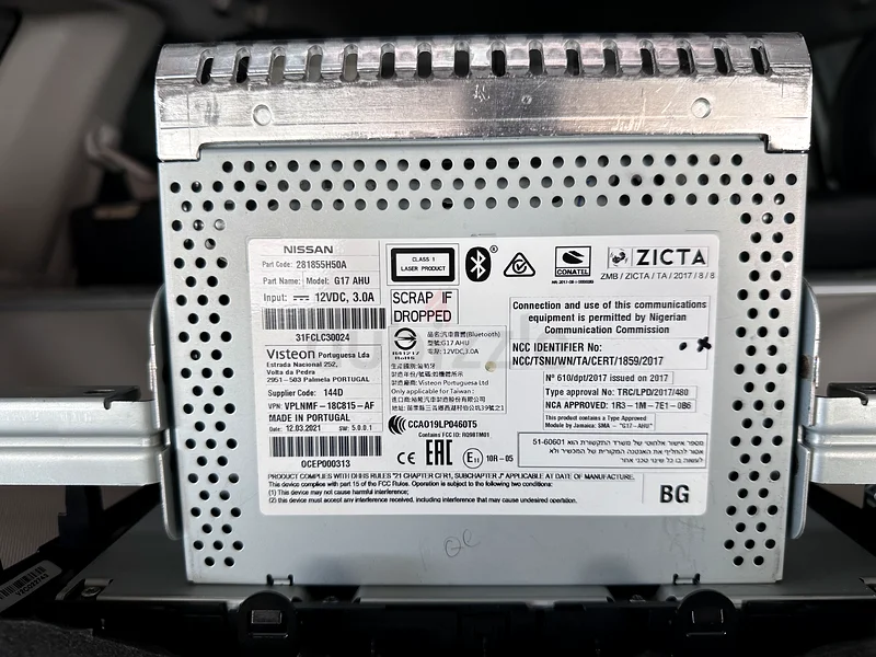 Nissan Xtrail media player63259693858051111