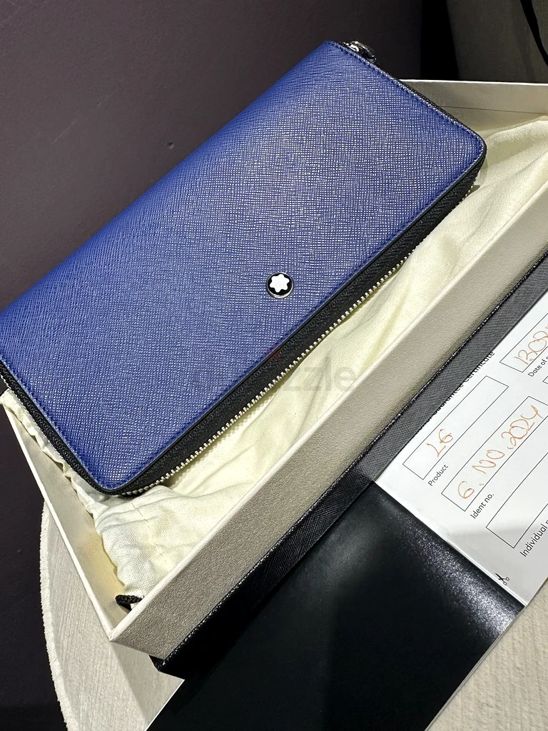 Stylish Blue Montblanc Wallet for Sale63239619256195111