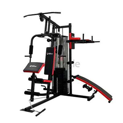 Three Station Home Gym with 150lbs Weight