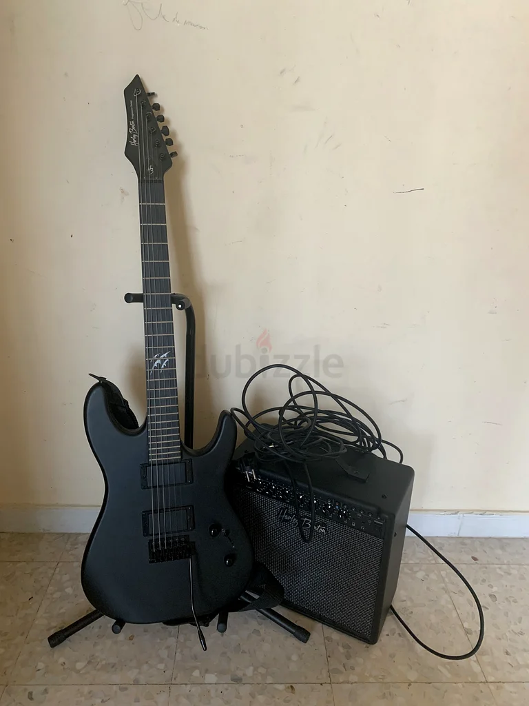Harley Benton HWY-25BKS Progressive series  with amp, cable and accessories63205878209793112