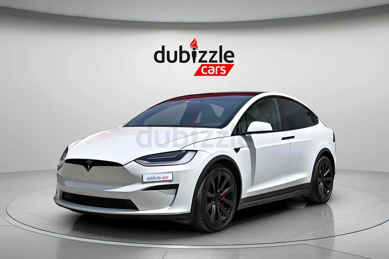 AED 3949/month | 2023 Tesla Model X Plaid | GCC Specs | Ref#32246363134989338882112