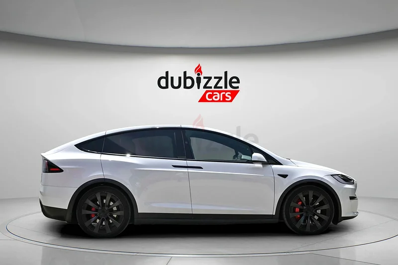 AED 3949/month | 2023 Tesla Model X Plaid | GCC Specs | Ref#32246363134989338882113