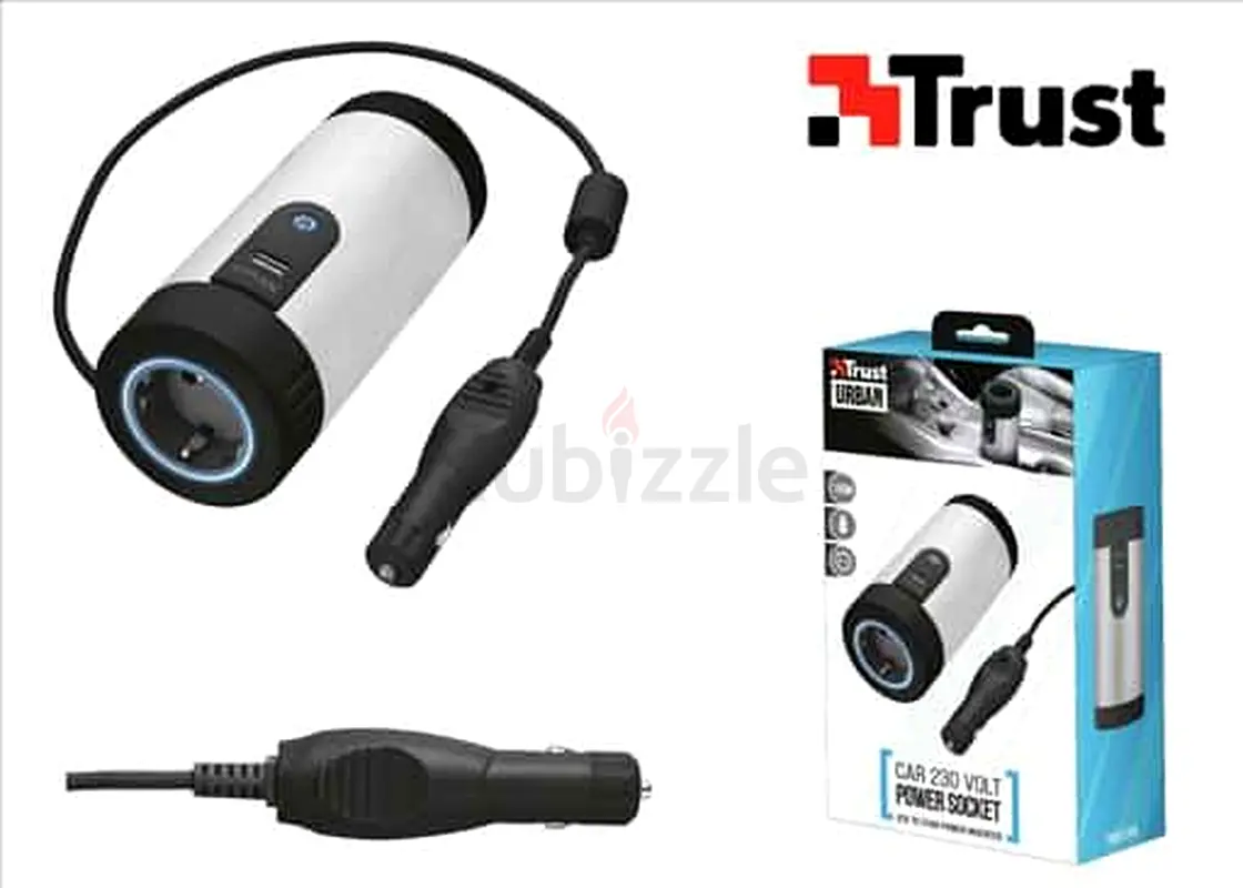 Portable 12V Car Power Socket by Trust - Perfect for On-the-Go Charging!