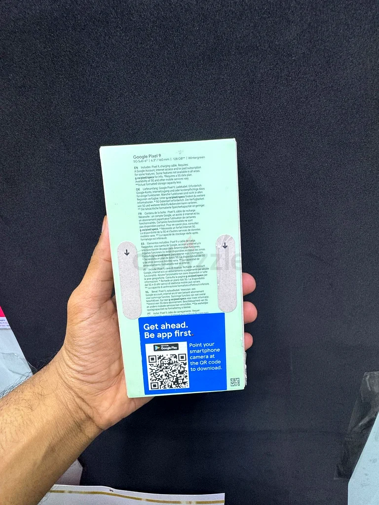 جوجل بيكسل 9، 128 جيجابايت، علبة مغلقة63214899495555111