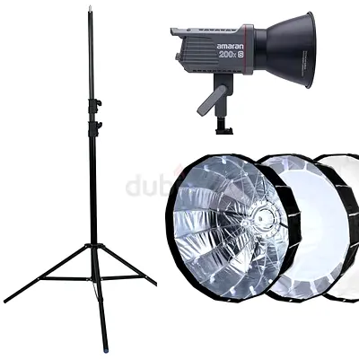 AMARAN 200XS WITH SOFT BOX AND STAND ( BRAND NEW )