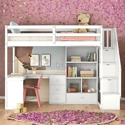 Loft bed with study tabel