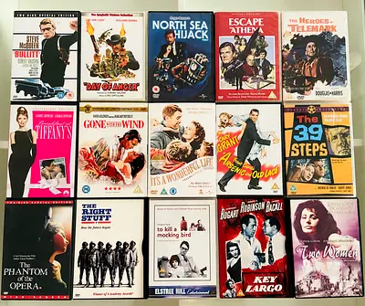 15 Classic Movie DVD’s