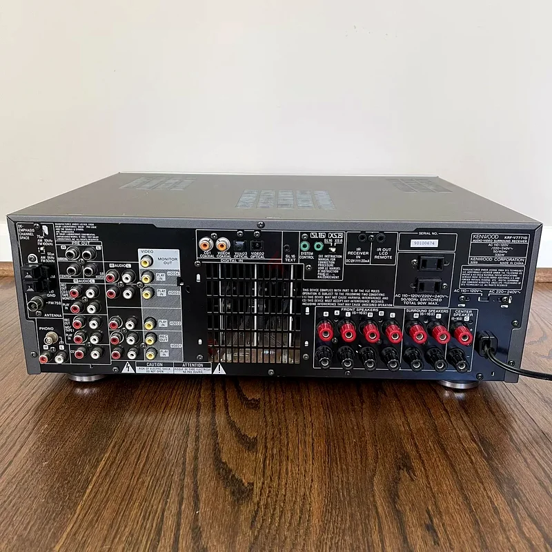 كينوود KRF-V7771D 500 واط 5.1 قناة جهاز استقبال صوتي ومرئي محيطي63260737472513112