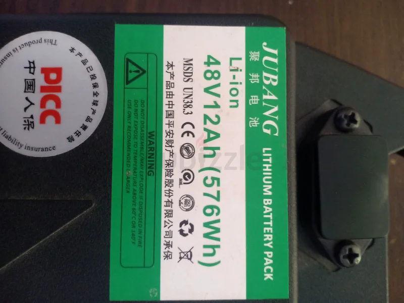 Mini Harley Scooter Vertical Battery, 48V 12Ah63260752848129111