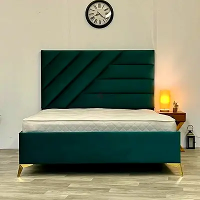 Bed with headboard
