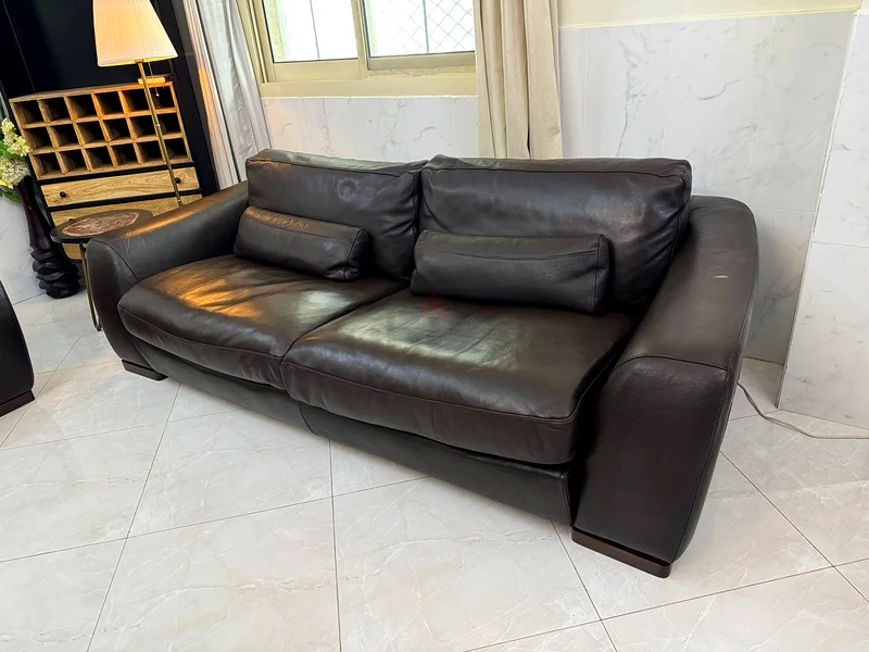 Incanto Italia Brown leather sofas63264085952259113