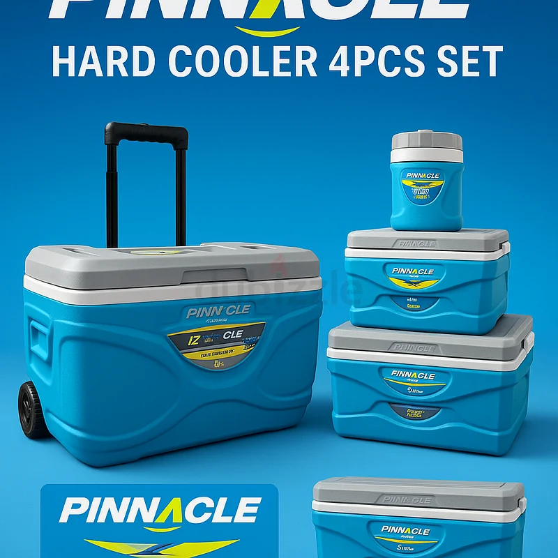 Stay Cool Anywhere: Pinnacle Hard Cooler 4-Piece Set63252940704514112