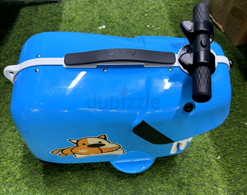 Airwheel SQ3 Kids Electric Luggage - Blue | 15L Compact Travel Luggage, Motorized Electric Luggage S63233643534339112