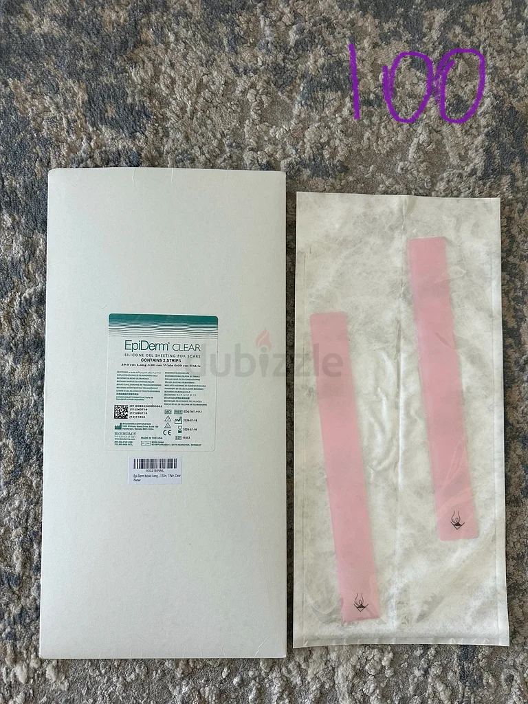 Epiderm silicone gel sheets for scars63233645886338113
